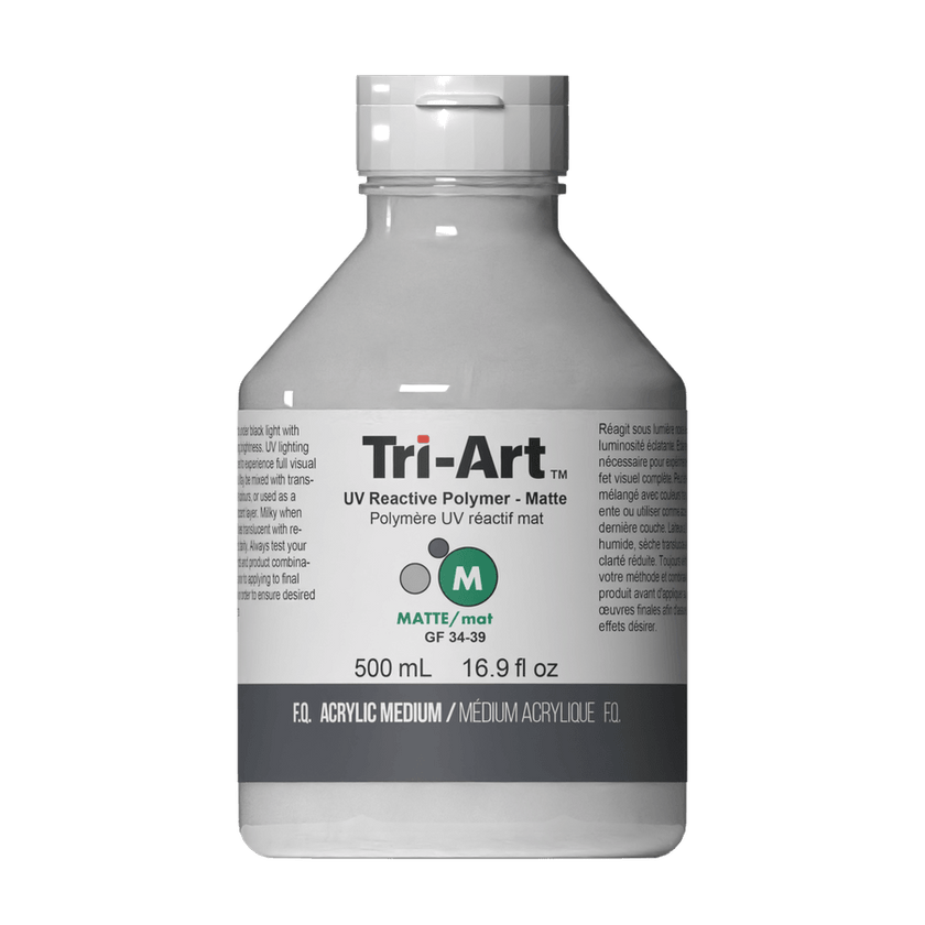 Tri-Art Acrylic Mediums - UV Reactive Polymer Matte