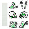 6Pcs Skull Or 6Pcs Tomb Or 5Pcs Black Cat Halloween Yard Sign Decorations  Glow In The Dark For Haunted House Garden Yard And Scary Theme Party