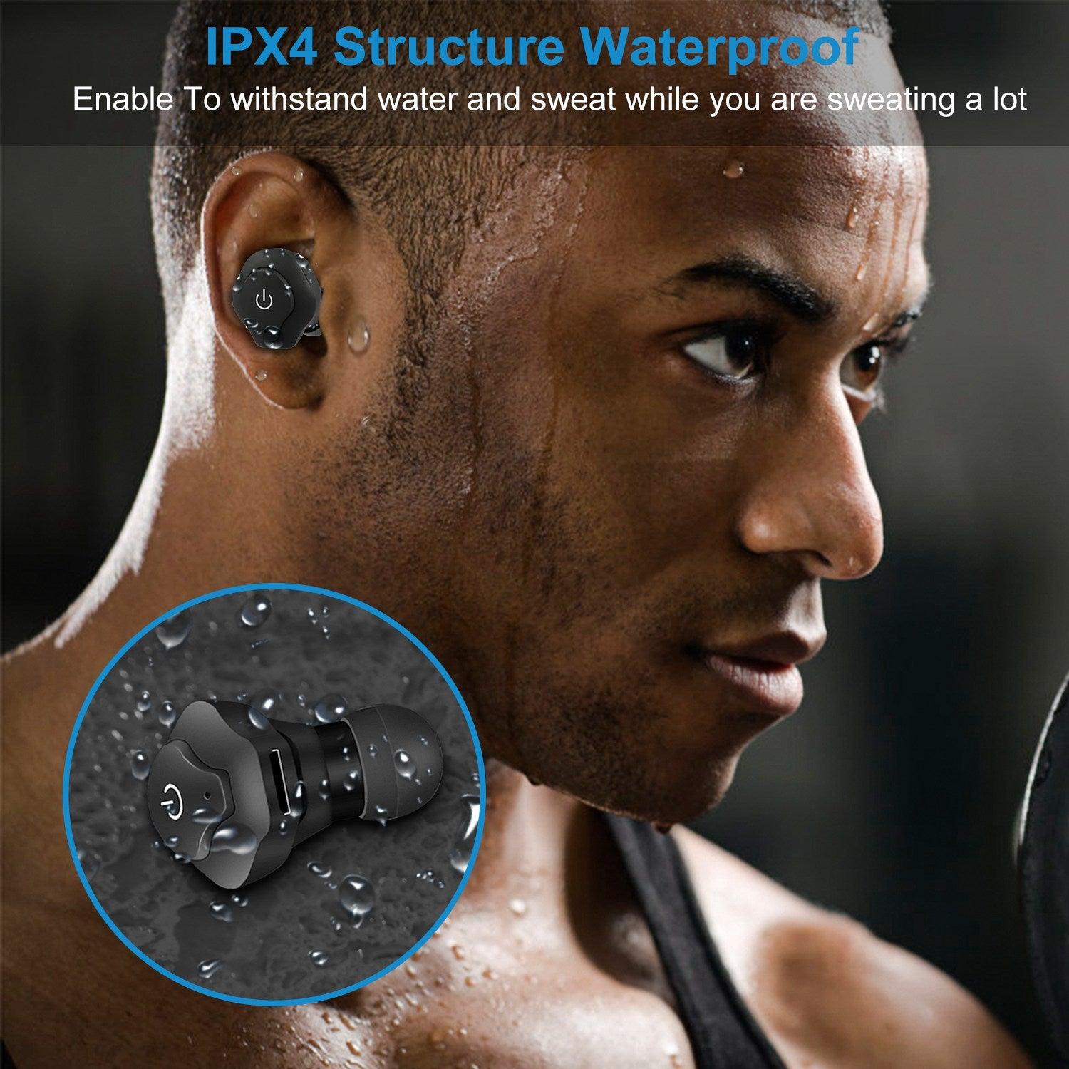 True Wireless Earbuds Bluetooth 4.2 aptX CVC 6.0 Noise Cancelling Business Driving Walking TWS
