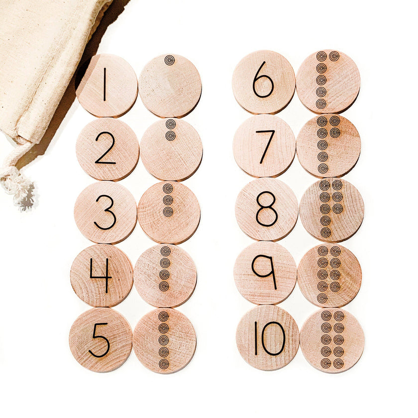 Tree Fort Toys - 1-10 Number Match - Made In Canada