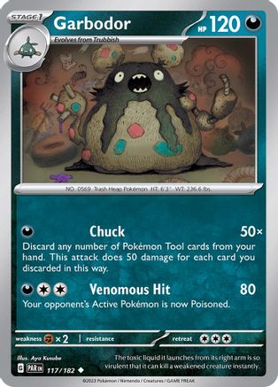 Garbodor - 117/182 117 - SV04 Paradox Rift