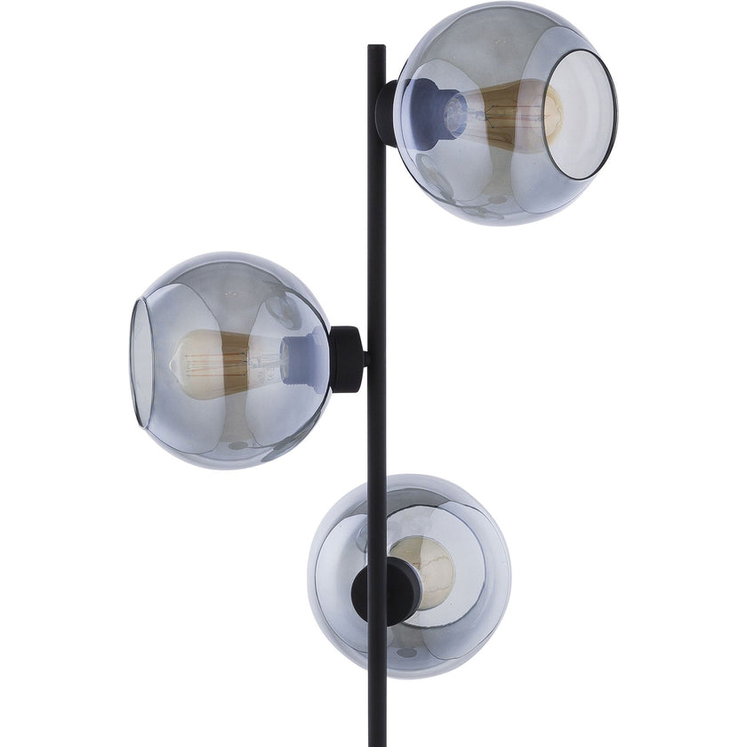 CUBUS Graphite Scandinavian Floor Lamp for Living Room, Bedroom & Office – Modern Minimalist Lighting (Clearance)