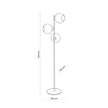 CUBUS Graphite Scandinavian Floor Lamp for Living Room, Bedroom & Office – Modern Minimalist Lighting (Clearance)