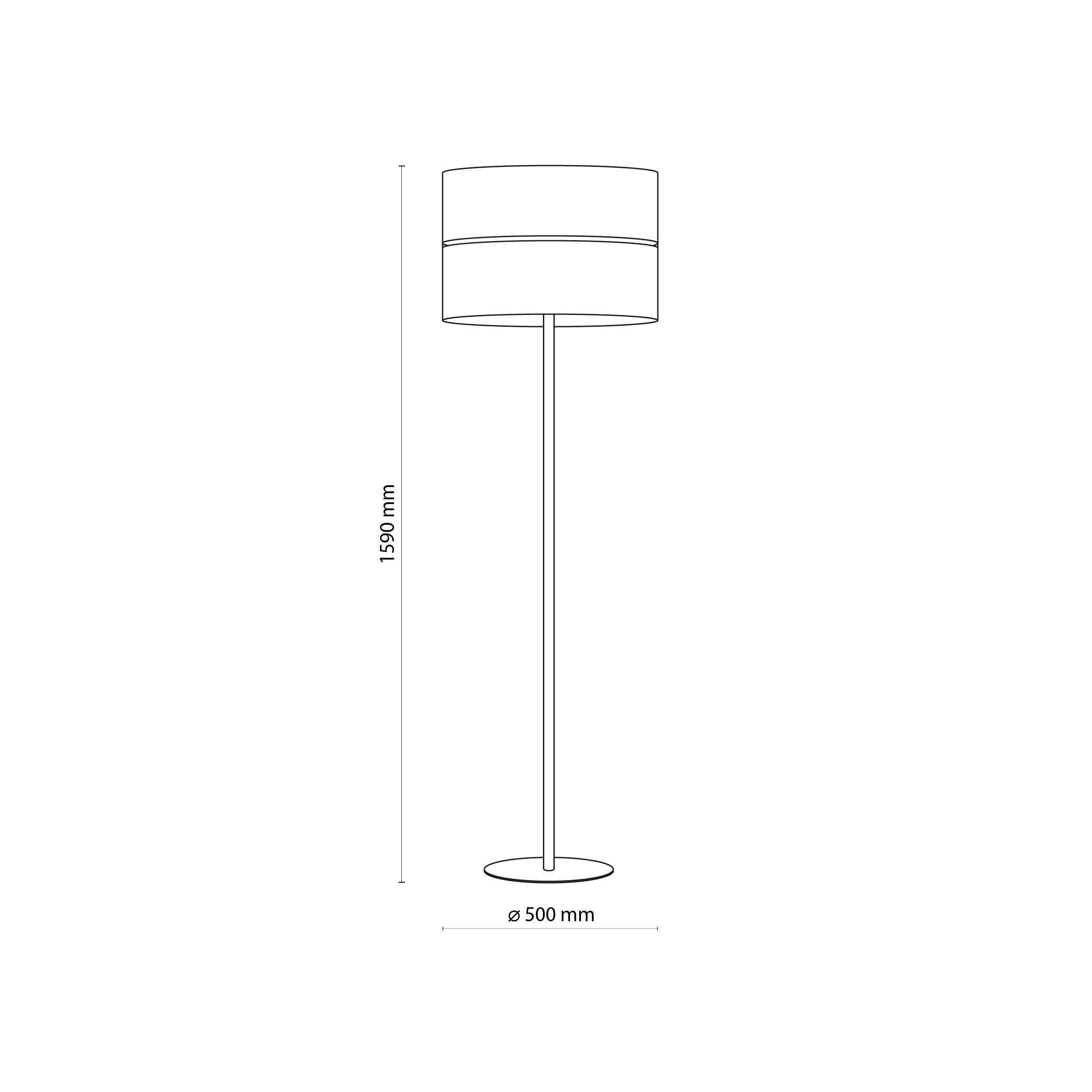 LINOBIANCO Natural Woven Floor Lamp for Living Room, Bedroom & Reading Nook – Scandinavian Minimalist Lighting