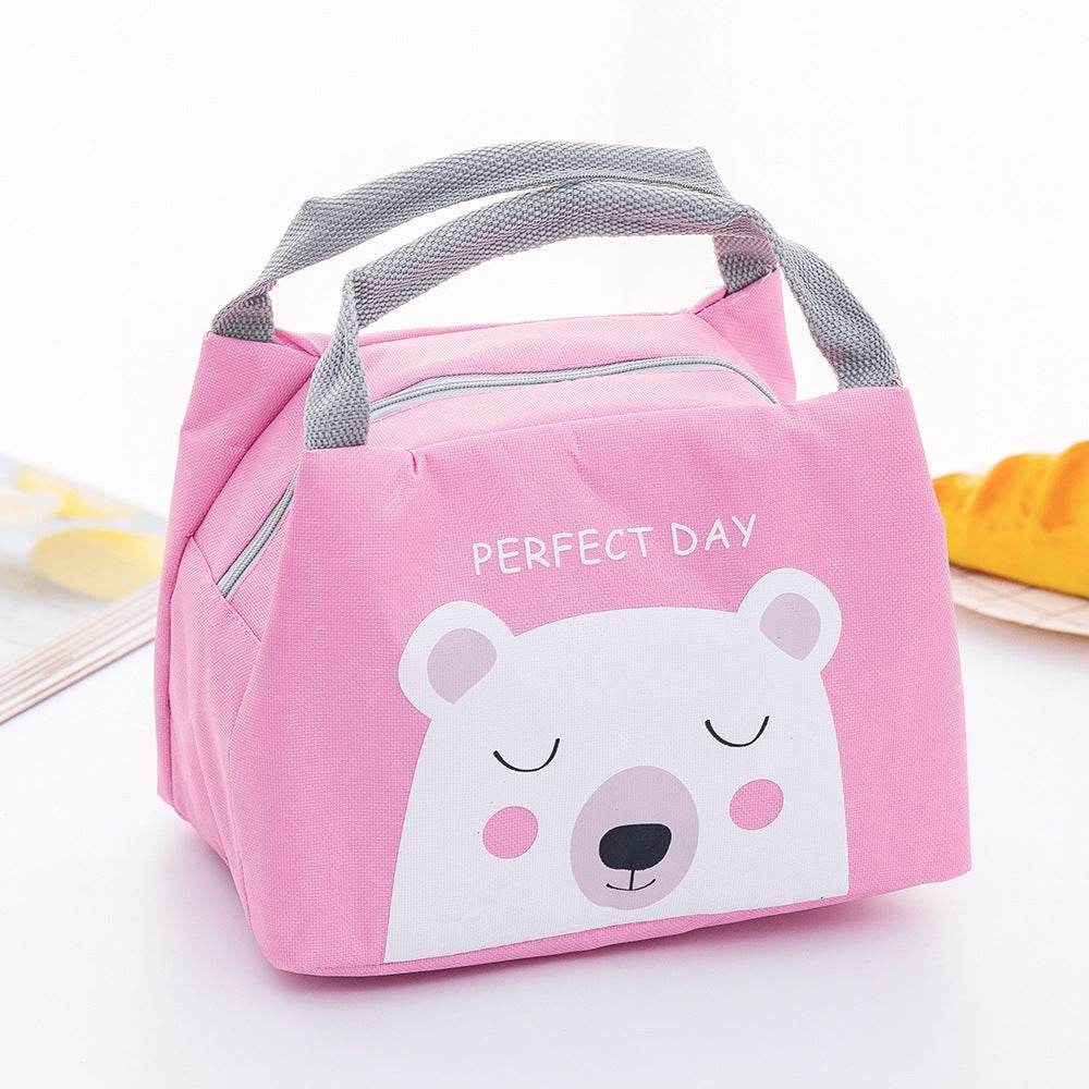 Cute Cartoon Lunch Bag – Insulated for Kids & Students