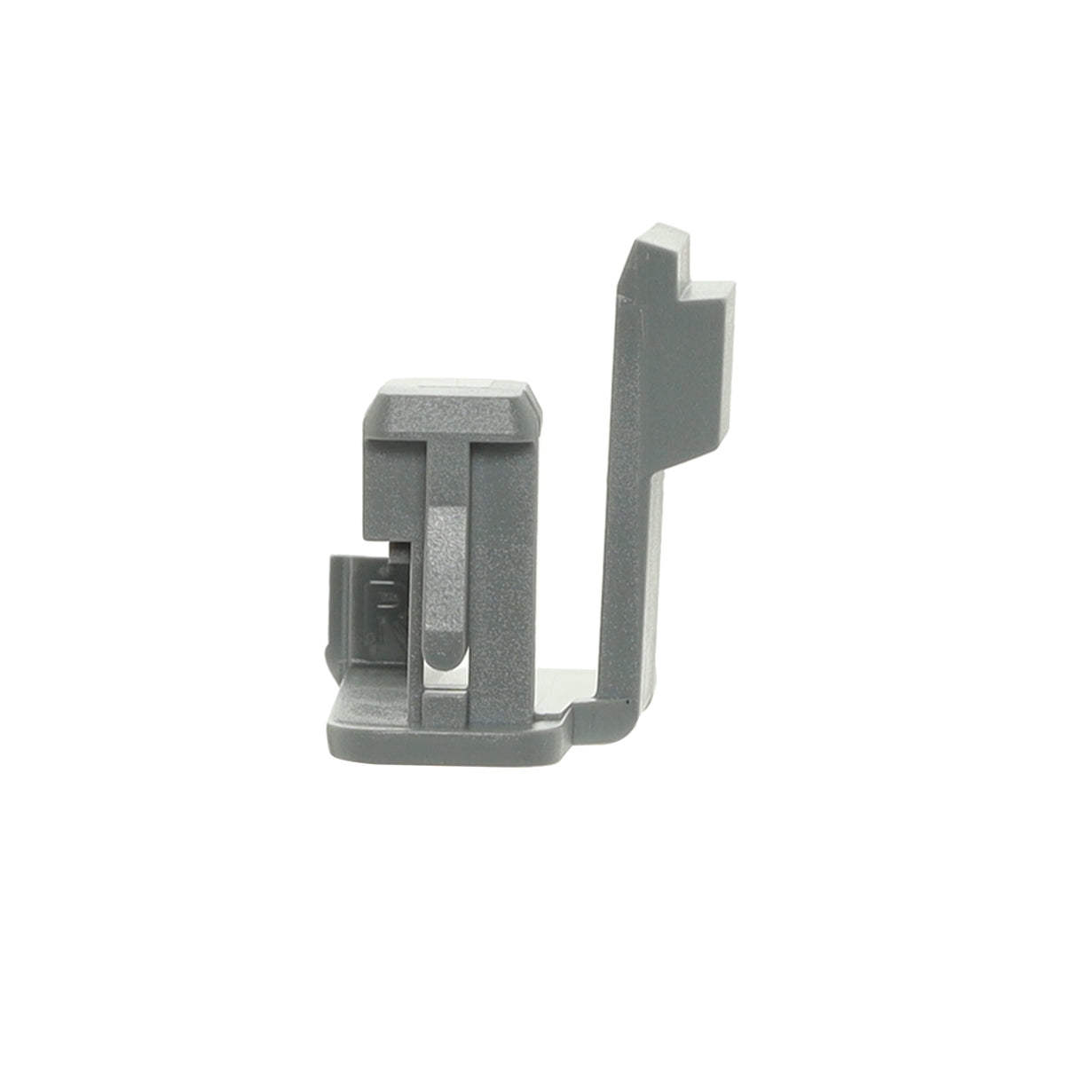524783 Clip de fixation de bac droit gris moyen pour lave-vaisselle Fisher & Paykel