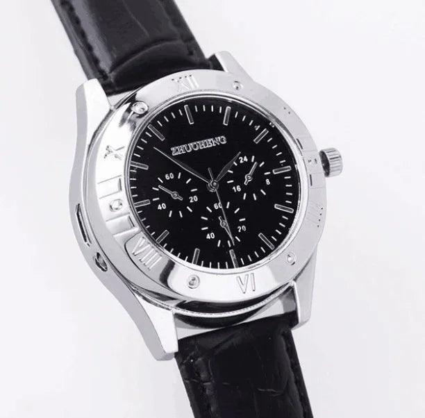 USB Charging Quartz leather Watch for Men