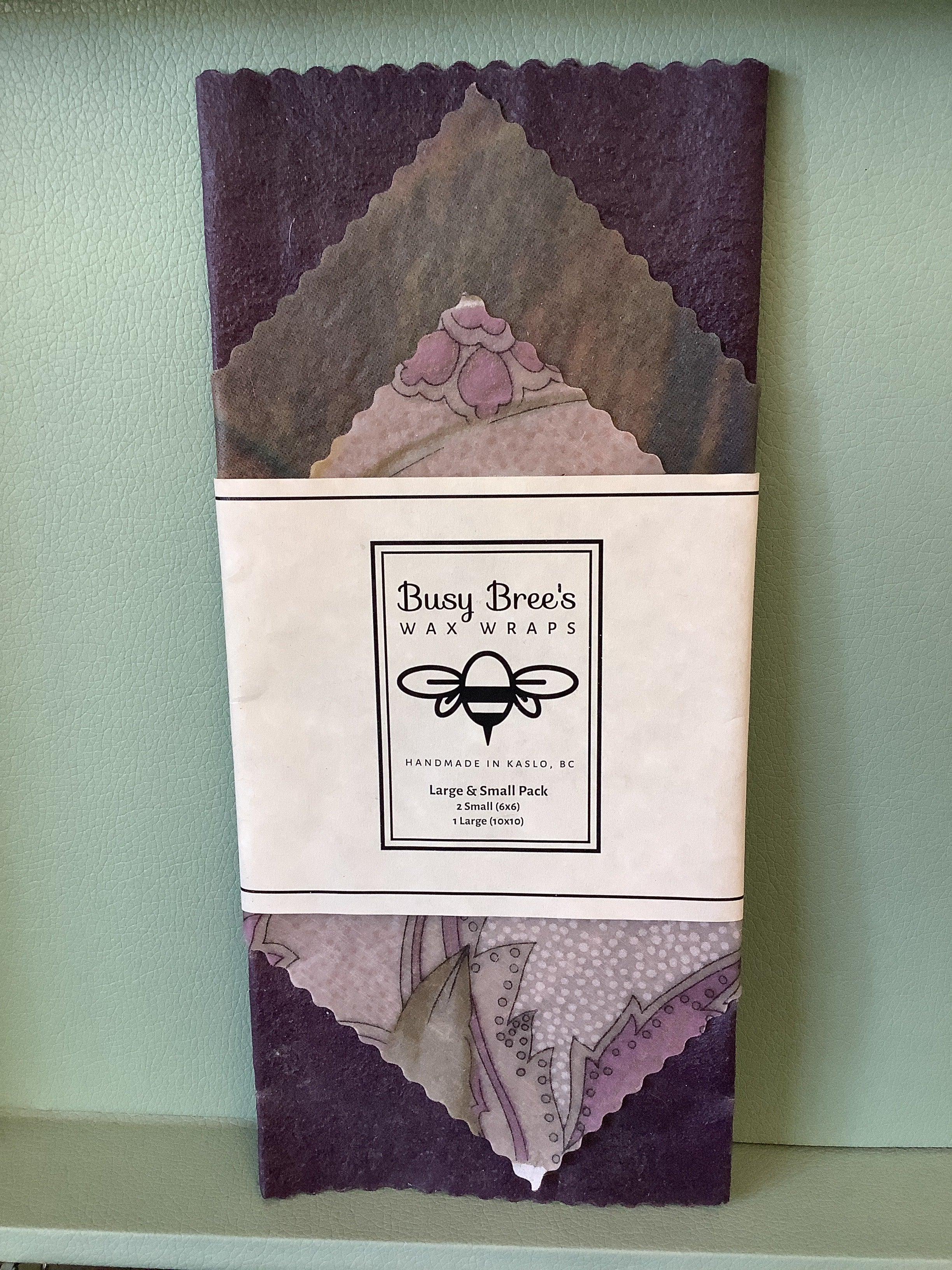 Busy Bree’s Wax Wraps Large and Small Pack