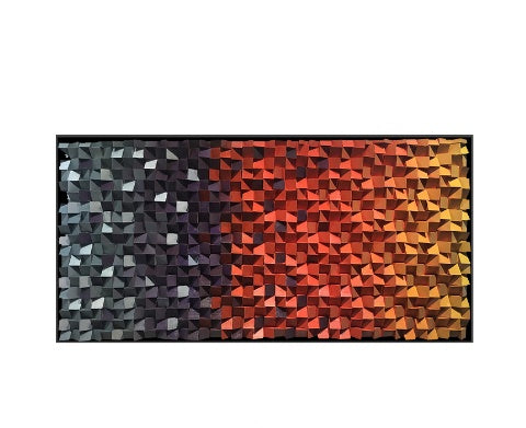 Handmade Cork Mosaic Wall Art – 3D Hanging Painting
