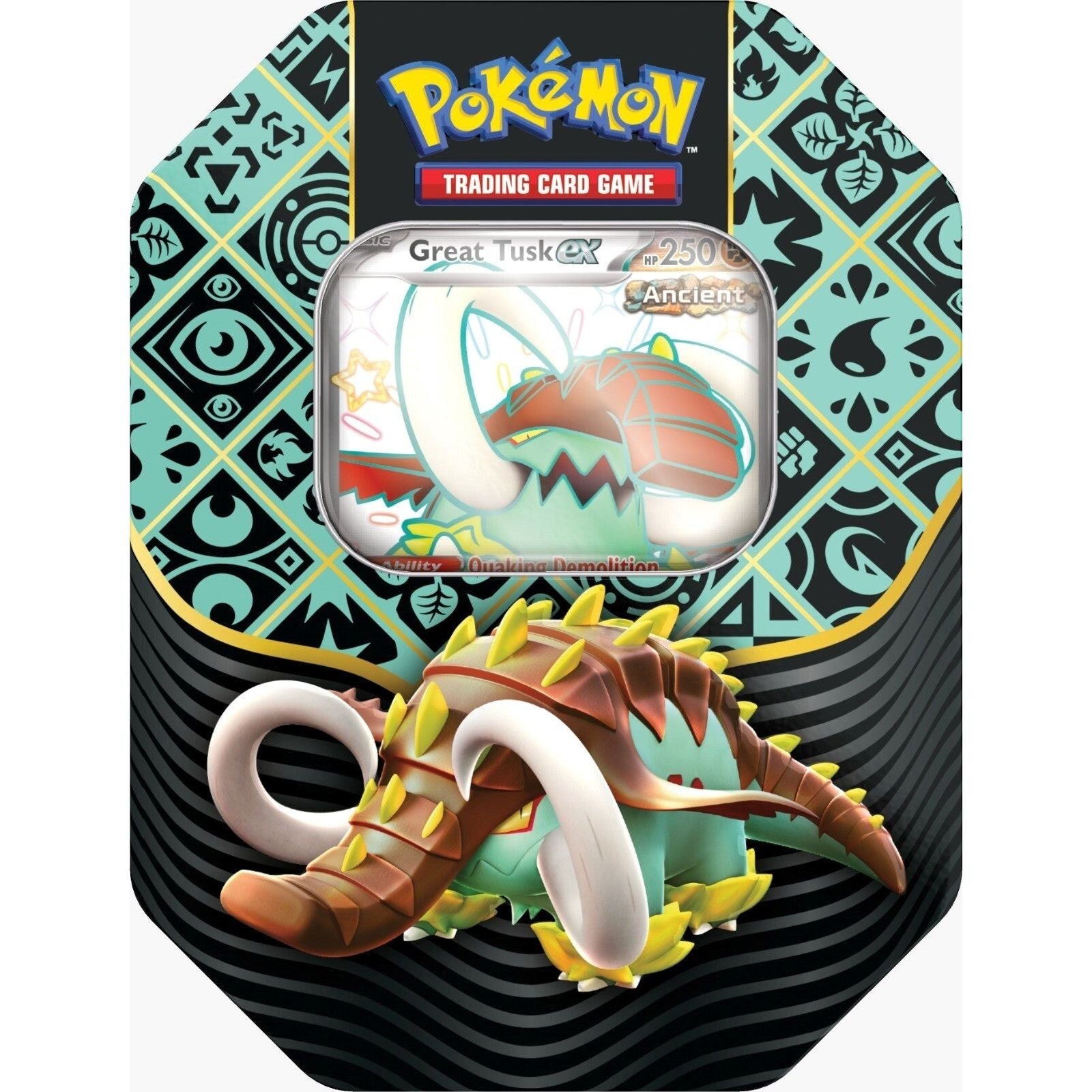 Paldean Fates International Tin [Great Tusk ex]
