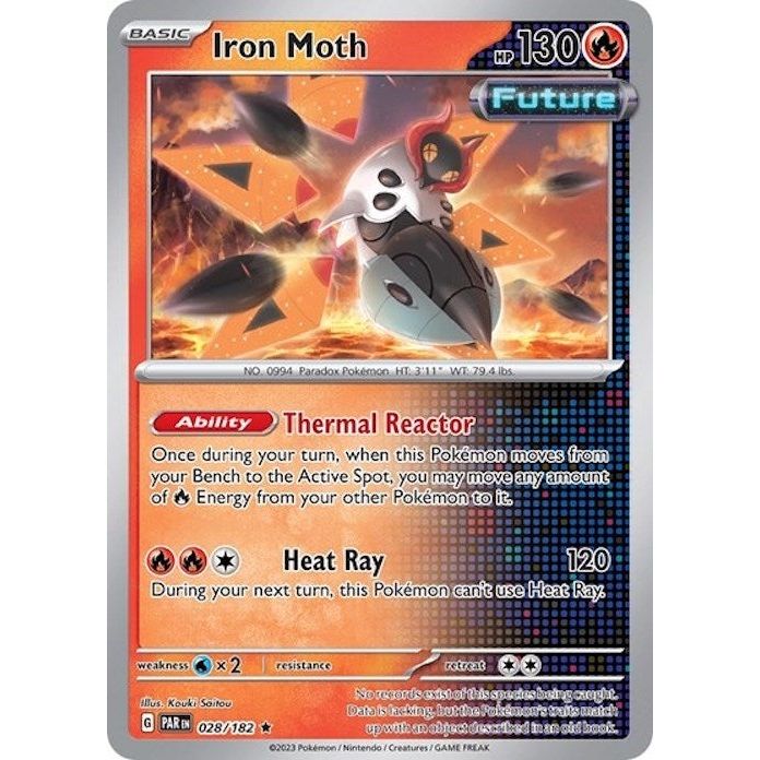 Iron Moth - 028/182 (Non-Holo) (028/182) (PR)