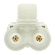 529730 Robinet d'arrivée d'eau double pour lave-vaisselle Fisher & Paykel / DCS