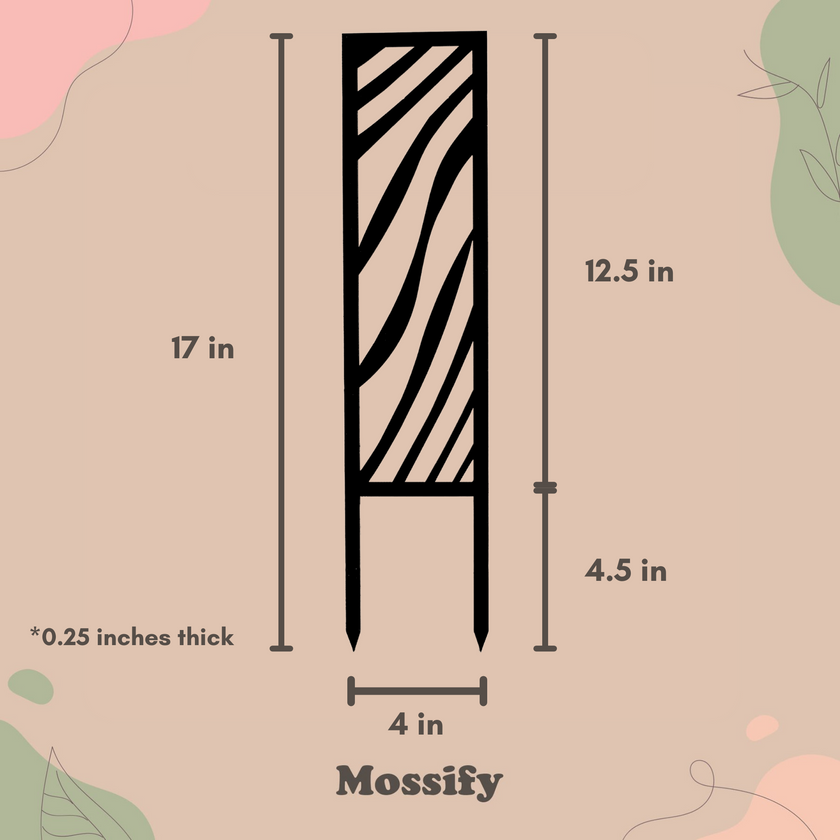 Zebra Wooden Trellis