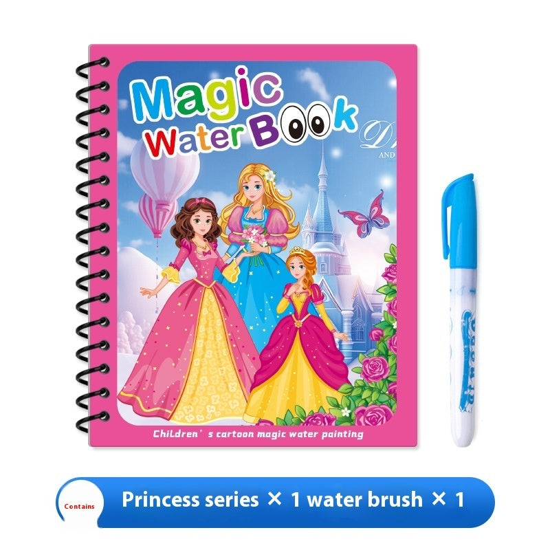 Children's Magic Water Painting Book for Kids – 8 Themes (Ages 4–6)