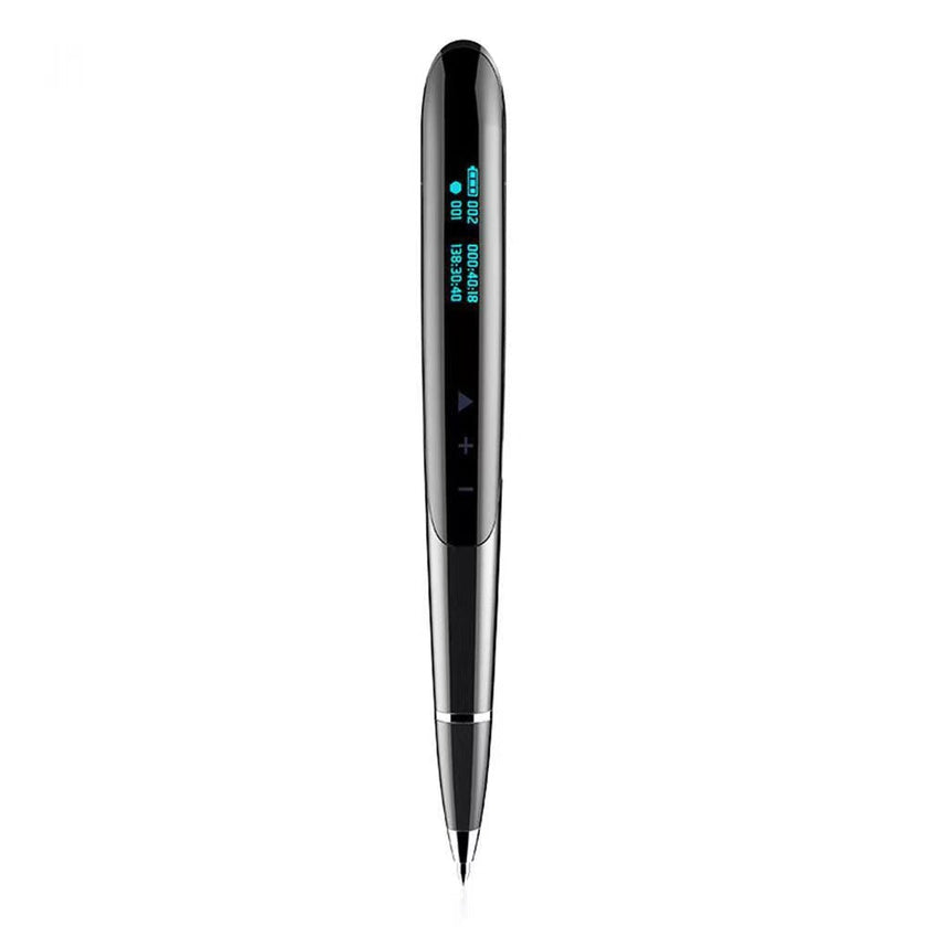 Voice Recording Pen with OLED Display – 4GB/8GB/16GB/32GB, Black & Silver