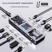 10-in-1 USB-C Docking Station – 8K HDMI, Gigabit Ethernet, 100W PD, SD Card Hub