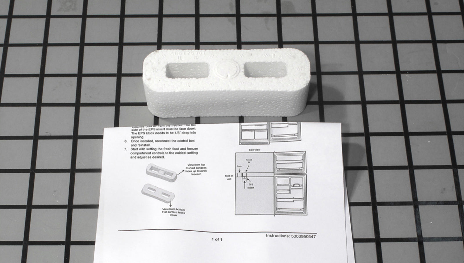 Frigidaire 5303918746 Refrigerator Air Restructure Kit
