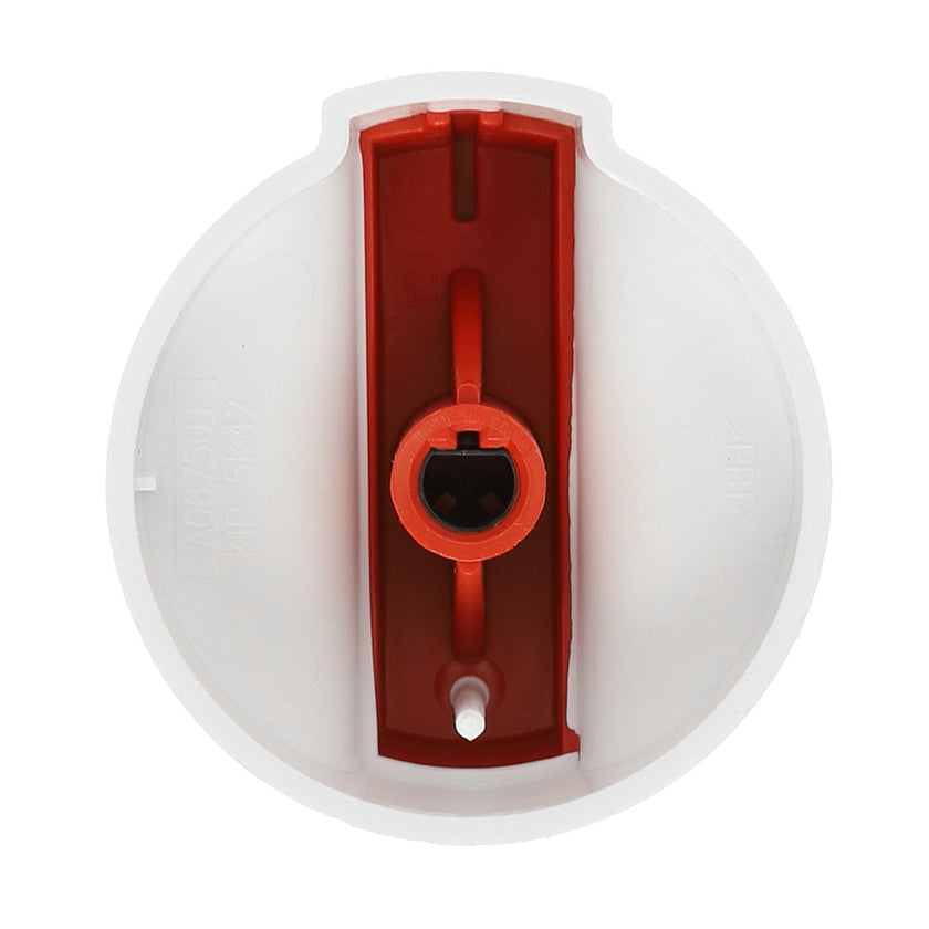 Bouton de commande blanc pour plaque de cuisson Frigidaire 5304508957