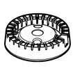 Frigidaire 5304520369 Large Aft Range Burner Crown