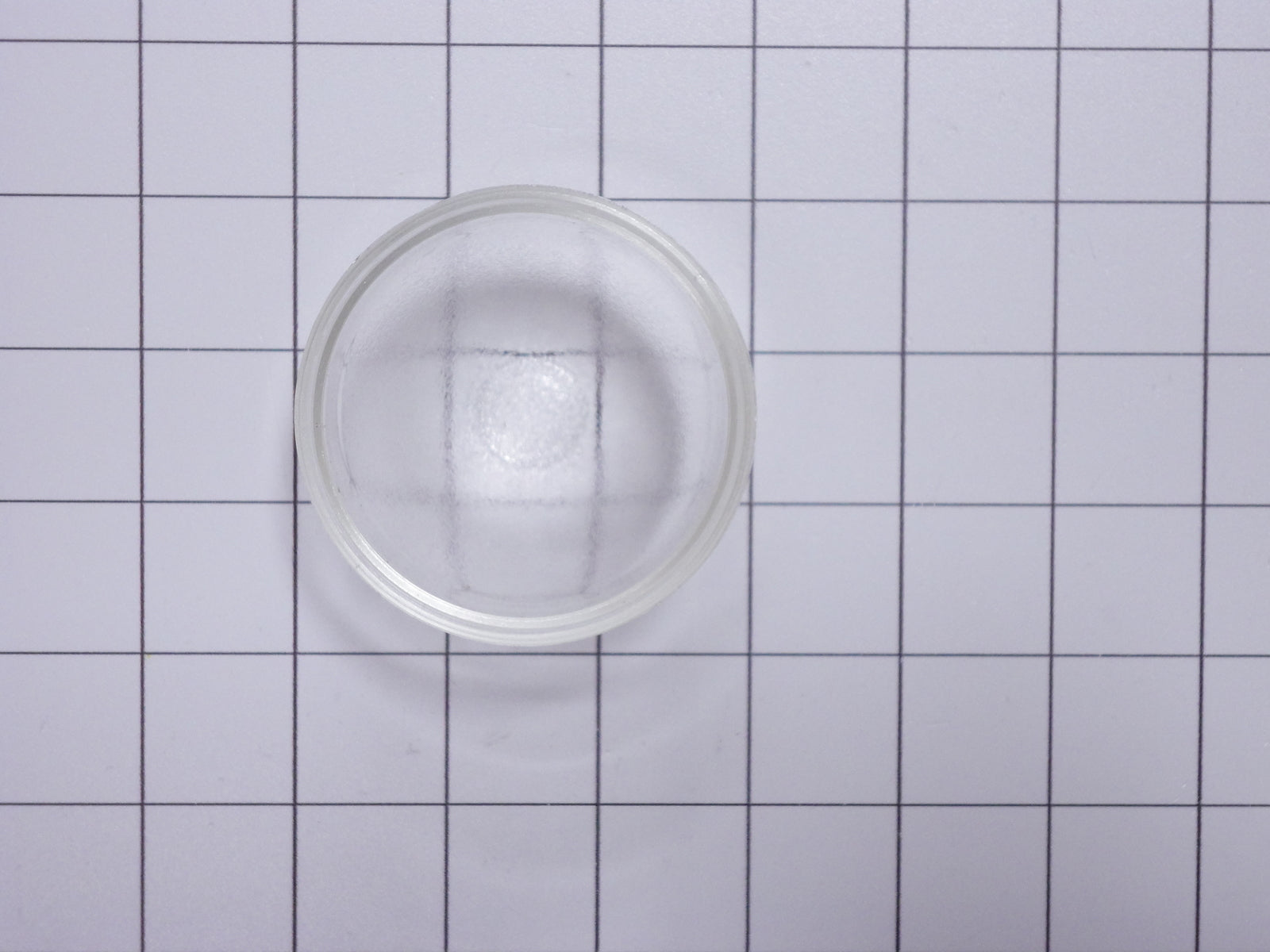 Lentille de verre pour éclairage de four/plaque de cuisson Frigidaire 5304524341