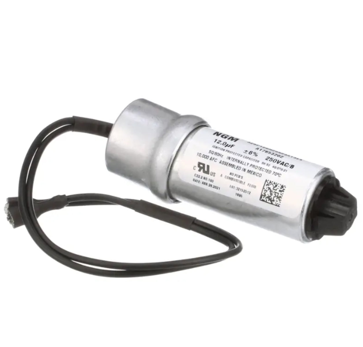 Condensateur de démarrage pour réfrigérateur Frigidaire 5304528894, 12 µF