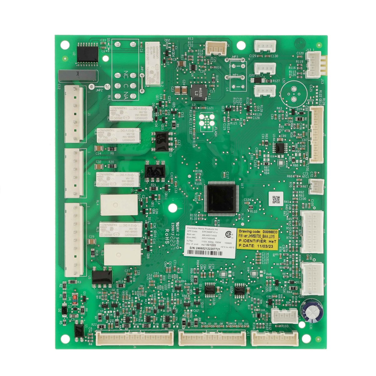 Carte de contrôle principale Frigidaire 5304531885 pour réfrigérateur