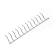 Barrière rabattable inférieure pour lave-vaisselle Frigidaire 5304534829 avec clips.