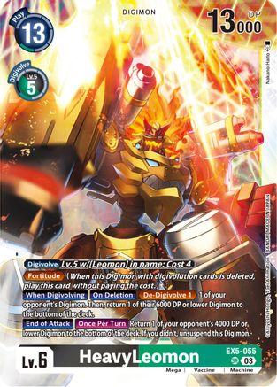 HeavyLeomon (EX5-055) - Animal Colosseum Foil