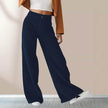 High Waist Drooping Slimming Casual Straight Pants Women's Corduroy Trousers