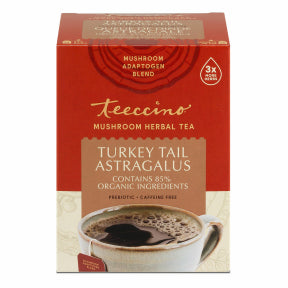 Teeccino - Turkey Tail Astragalus Mushroom Tea (10bg)