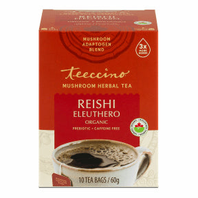 Teeccino - Reishi Eleuthero Mushroom Herb Tea (10bg)