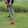 Electric Cordless Grass Trimmer Rechargeable Lawn Mower Weed Cutter With Alloy Saw Blade 2 Alloy