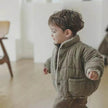 Winter Infant Fleece-lined Long Sleeve Cotton Coat