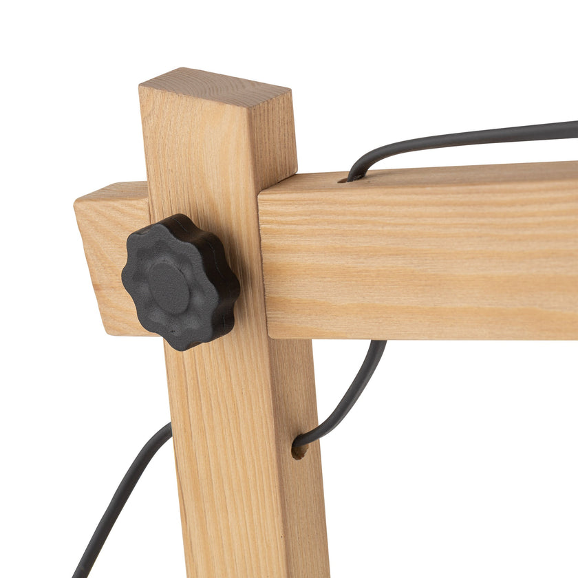 OSLO Black Scandinavian Night Lamp
