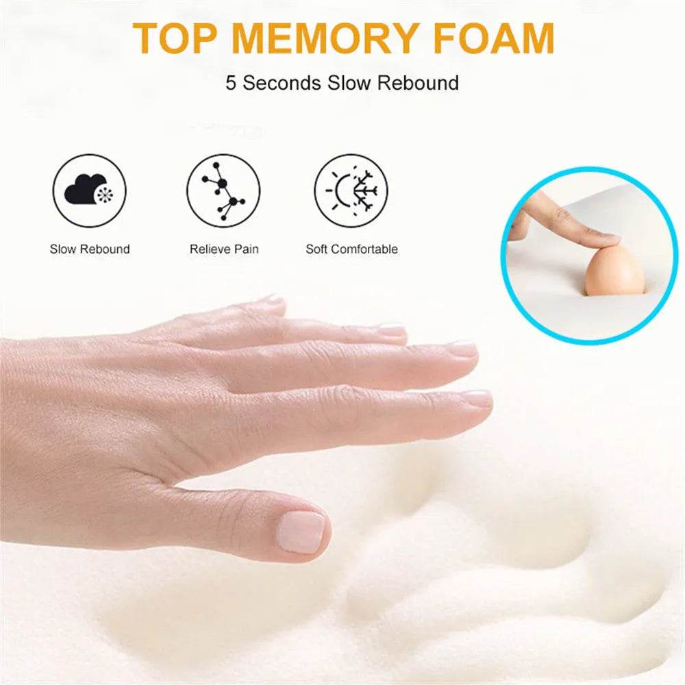 Car Memory foam headrest neck protector Lumbar support pillow