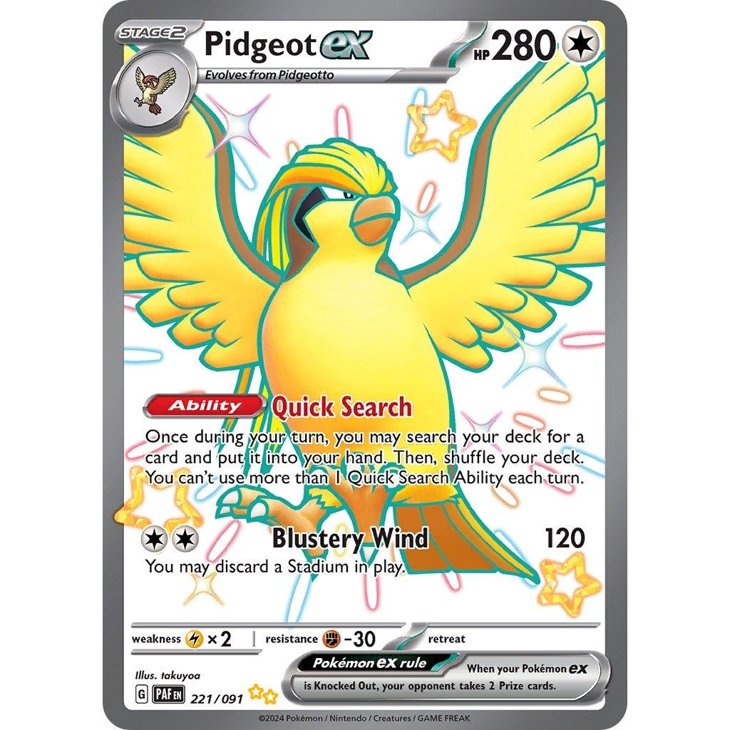 Pidgeot ex (221/091) (PAF)