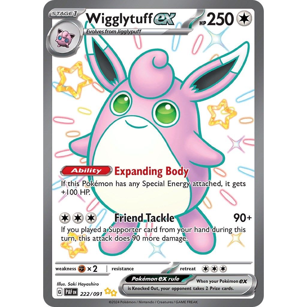 Wigglytuff ex (222/091) (PAF)