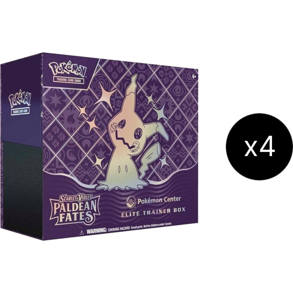 Paldean Fates Pokemon Center Elite Trainer Box (Exclusive) Case