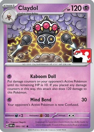 Claydol - Prize Pack Series Cards