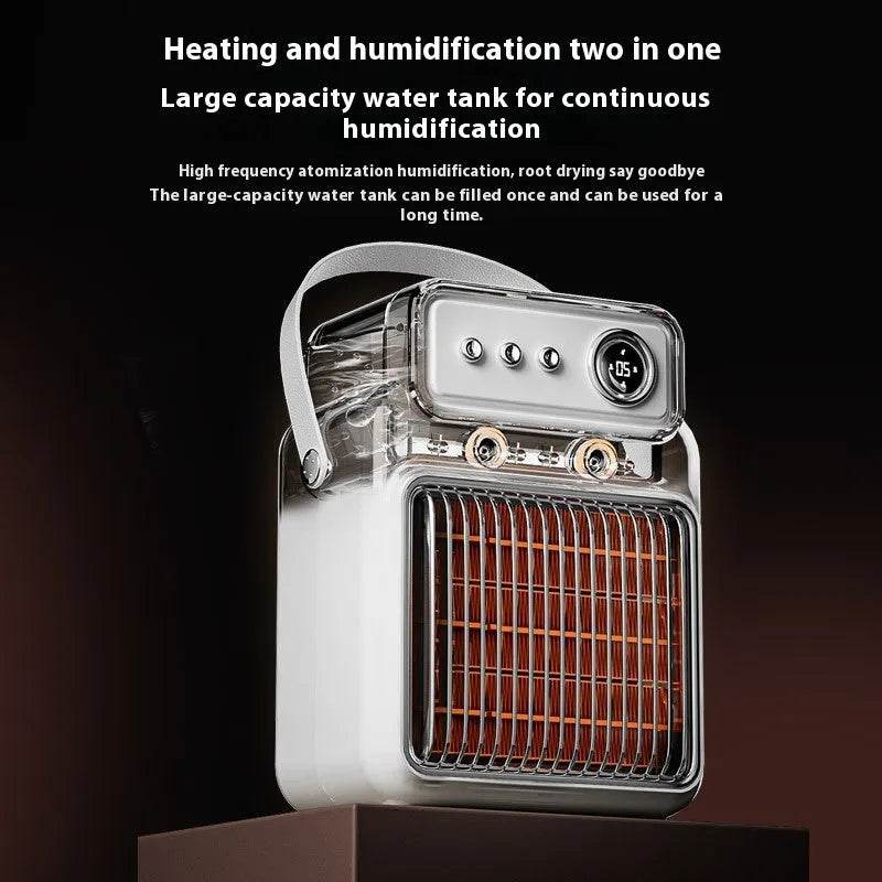 2 in 1 Indoor House Room Humidifier and Space Heater Warm Air Blower
