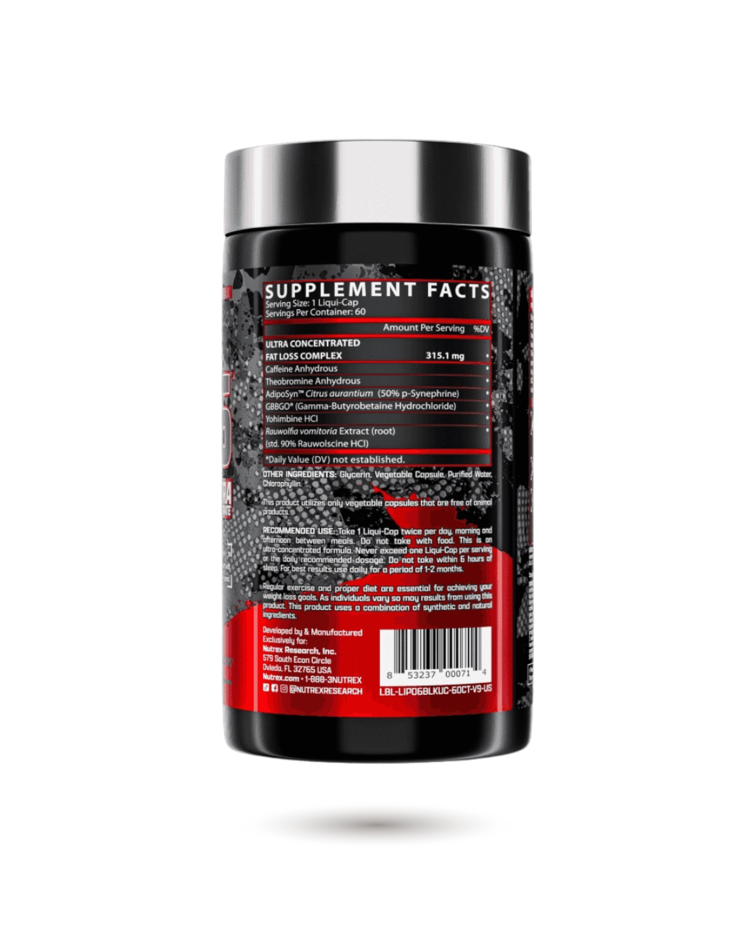 Nutrex Lipo6 BLACK