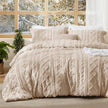 Winter Thickened Milk Fiber Soft Thermal Duvet Cover Bedding Set
