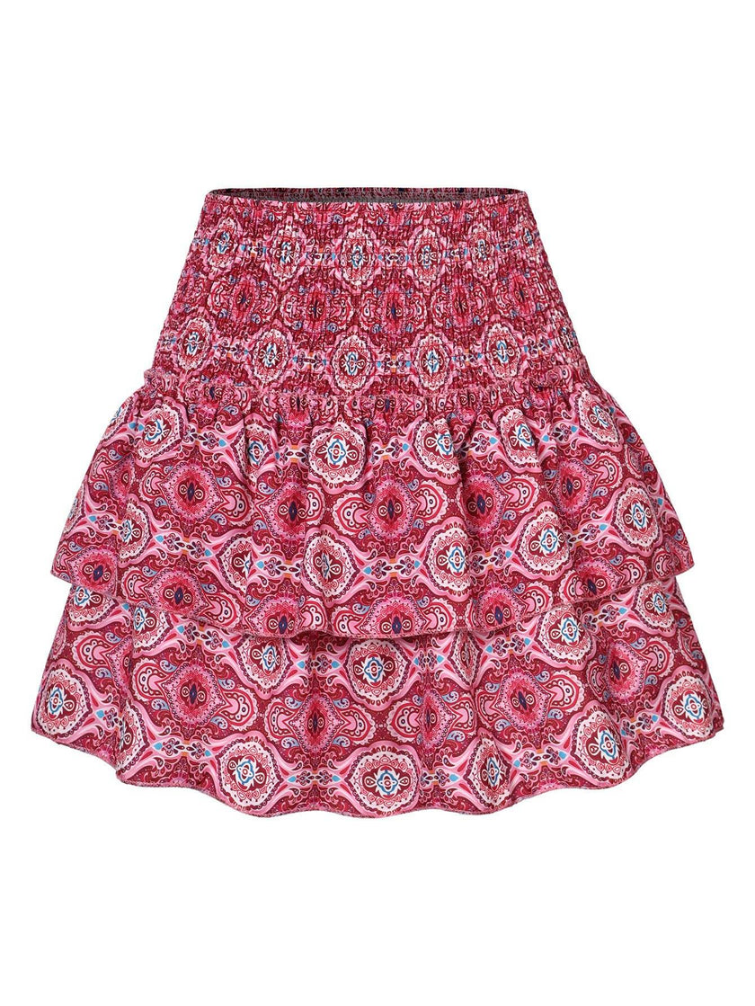 Leisure Versatile Lotus Leaf Women's Mini layered Skirt