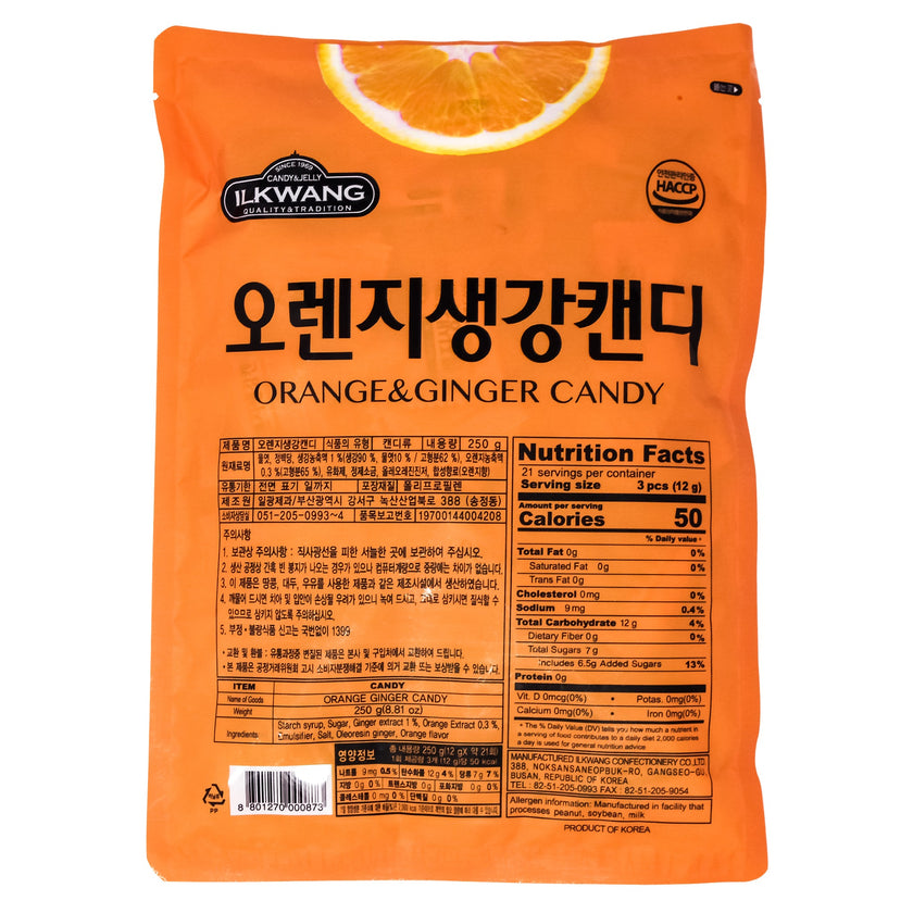 ILKWang Orange & Ginger Candy