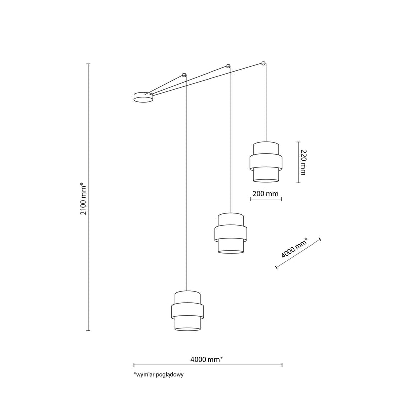 CALISTO JUTE Natural Suspension Lamp 3
