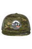 KiffLab Green Camo Trucker Cap
