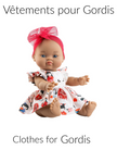 Gordis Doll Clothes - Japanese Anime Print Dress and Red Headband - PAOLA REINA