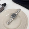 Retro Small Square Watch Female Steel Strap  Dress Watch