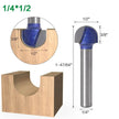 Shank Core Box Router Bit Professional round bottom cutter