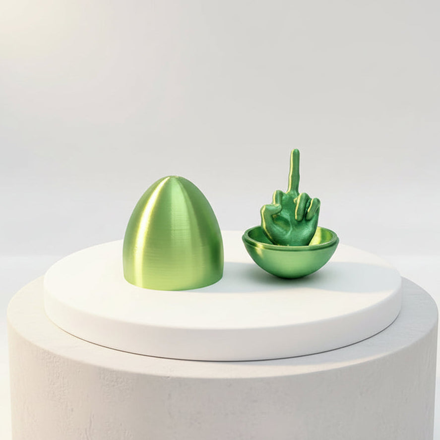 3D Printed Fidget Egg Decompression Toy – Multiple Colors | 6x4.5cm & 8.5x5cm